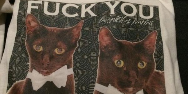 Smashing Pumpkins Sell "Fuck You Anderson Cooper" T-Shirts Featuring Cats in Bowties