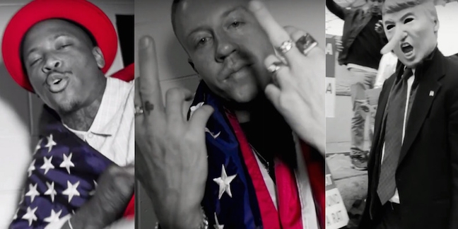YG, Macklemore, G-Eazy Share “FDT (Fuck Donald Trump) Part 2” Video: Watch