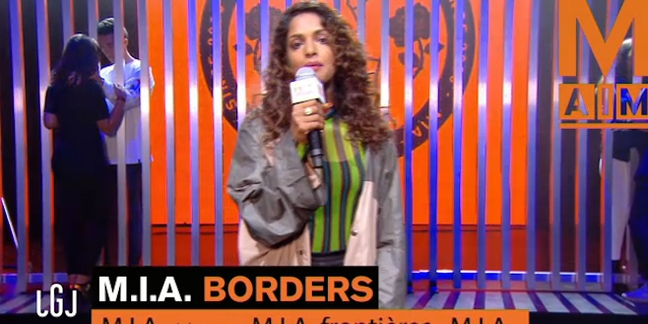 M.I.A Performs “Borders,” Interviewed on “Le Grand Journal”: Watch 