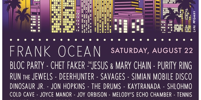 Frank Ocean, Morrissey, D'Angelo, the Jesus and Mary Chain, Death Grips, Run the Jewels, Mac DeMarco to Play FYF Fest