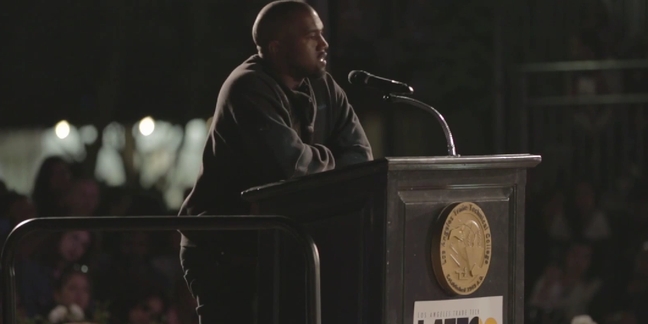Kanye West Gives Speech at Los Angeles Trade Technical College, Discusses Creativity, Fashion, Haters