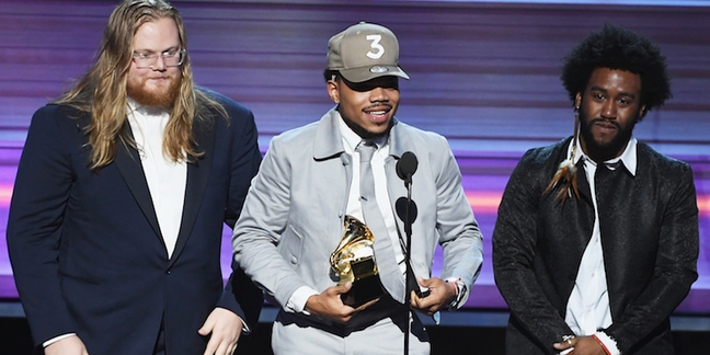 Grammys 2017: Chance the Rapper Wins Best Rap Album