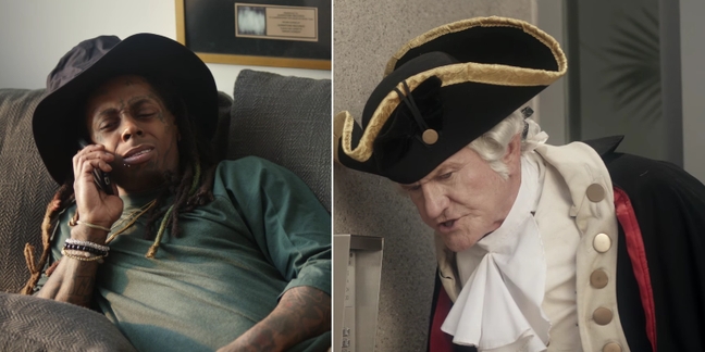 Lil Wayne Stars in an Apartments.com Super Bowl Ad With "George Washington"