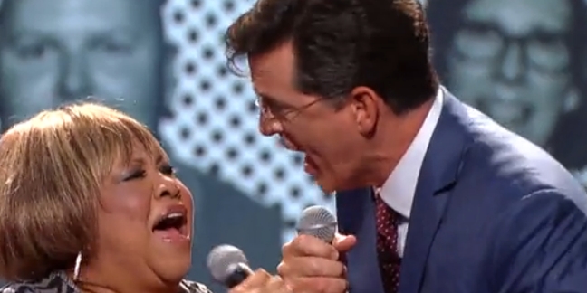 Mavis Staples, Alabama Shakes, Beirut, Buddy Guy Help Stephen Colbert Celebrate First "Late Show" With Sly Stone Cover