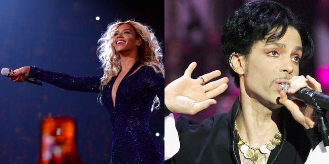 Beyoncé Pays Tribute to Prince With "Purple Rain" Singalong: Watch