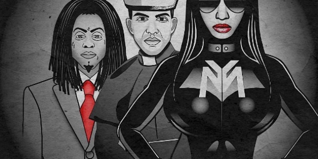 Nicki Minaj Teases "Only" With Unbelievable Artwork Featuring Drake and Lil Wayne