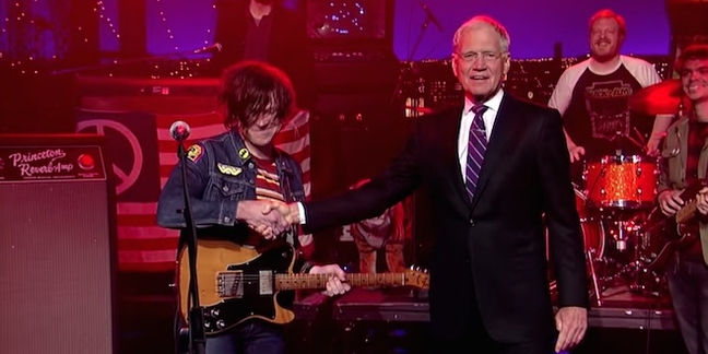 Ryan Adams Calls Back to 2002 With "Starting to Hurt" Performance on "Letterman"