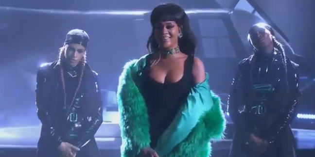 Rihanna Performs "Bitch Better Have My Money" on the iHeartRadio Awards
