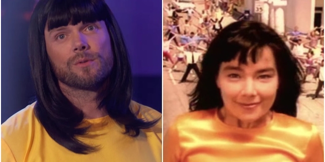 Joel McHale Sings Björk's "It's Oh So Quiet" on "Lip Sync Battle": Watch