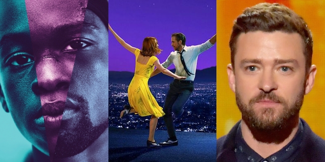 Oscars 2017 Nominations: Moonlight, La La Land, Justin Timberlake, Lin-Manuel Miranda