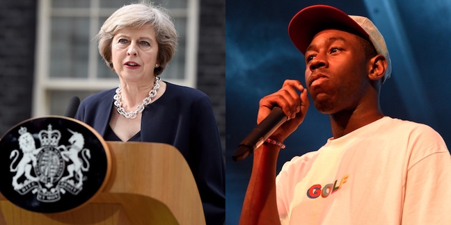 Theresa May, Enemy of Tyler, the Creator, Named Britain’s Prime Minister