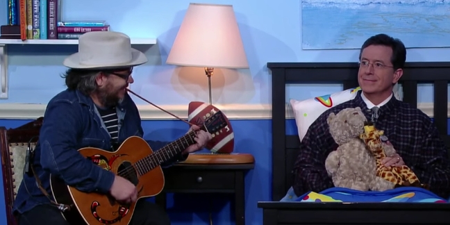 Jeff Tweedy Sings Stephen Colbert a Lullaby, Wilco Perform "Random Name Generator" on "Late Show"