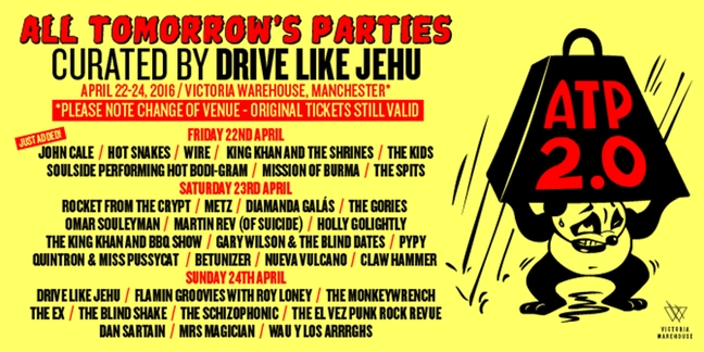 All Tomorrow's Parties' Drive Like Jehu-Curated Festival Cancelled