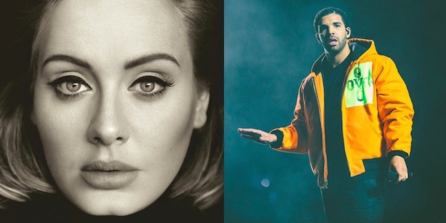 Adele and Drake Want Adele to Remix "Hotline Bling"