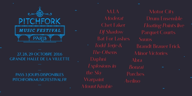 Explosions in the Sky, Floating Points to Play Pitchfork Music Festival Paris 2016