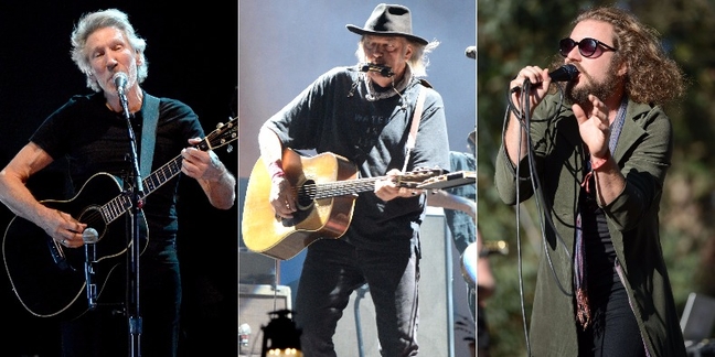 Watch Neil Young, Roger Waters, My Morning Jacket Perform “Forever Young”