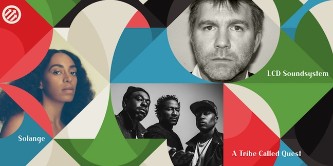 Pitchfork Music Festival 2017 Headliners: A Tribe Called Quest, LCD Soundsystem, and Solange