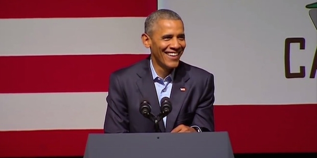 President Barack Obama Offers Kanye West Advice, West Performs at DNC Fundraiser