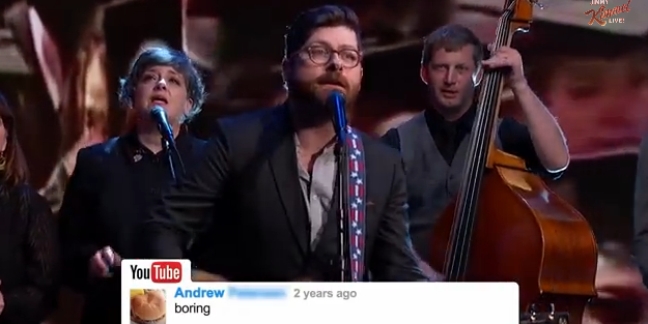 The Decemberists Sing YouTube Comments on "Kimmel"