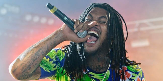 Waka Flocka Wipes Bare Ass With Trump Jersey on Stage