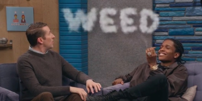 A$AP Rocky Gets High, Downloads a Grammy in Comedy Bang! Bang! Sketches
