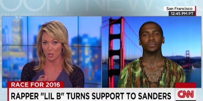 Lil B Talks Support for Bernie Sanders, Black Lives Matter With CNN's Brooke Baldwin