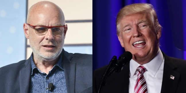 Brian Eno Clarifies Trump Opinion: He Is a “Complete Disaster”