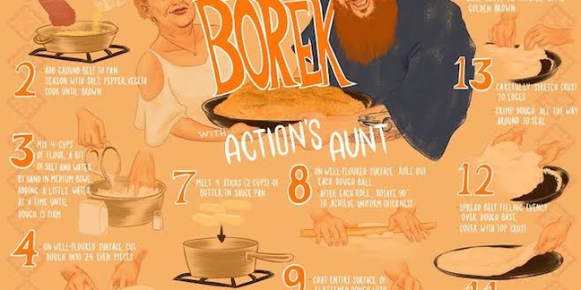 Action Bronson and His Aunt Show You How to Make Albanian Pastries