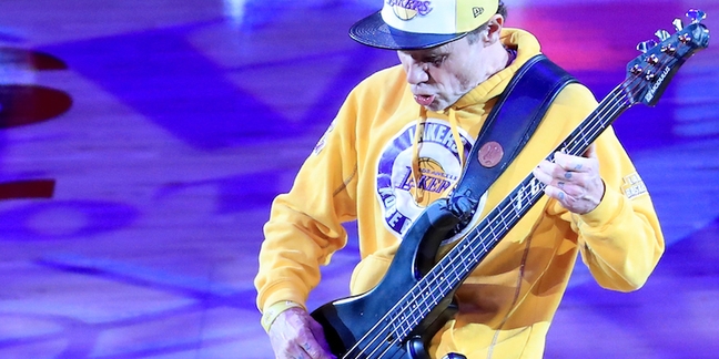 Flea Performs Bass-Only National Anthem at Kobe Bryant's Final Game: Watch