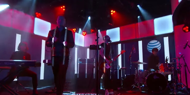 Radiohead's Philip Selway Performs "Around Again" and "Coming Up For Air" on "Kimmel"