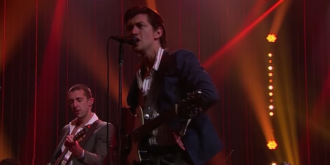 Watch The Last Shadow Puppets Perform "Miracle Aligner" on "Corden"