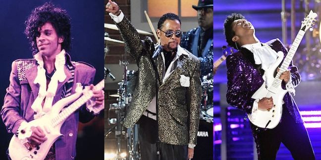 Grammys 2017: Watch Prince Tribute With Bruno Mars, Morris Day and the Time
