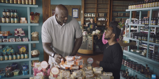 Kendrick Lamar and Shaq Go Soap Shopping in New American Express Commercial: Watch 