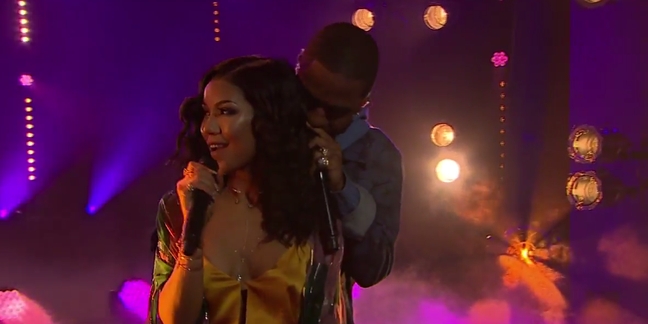 Watch Big Sean and Jhené Aiko Perform Twenty88 Song “On the Way” on “Corden”