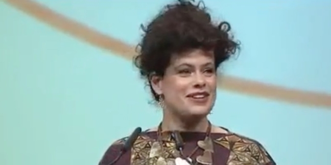 Watch Arcade Fire's Régine Chassagne Accept Humanitarian Honor at Juno Awards Gala