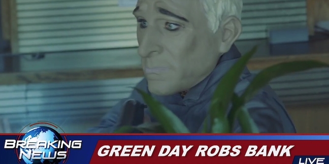 Green Day Framed for Robbery in New “Bang Bang” Video: Watch