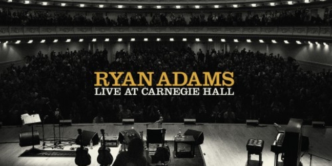 Ryan Adams Announces Ryan Adams: Live at Carnegie Hall LP