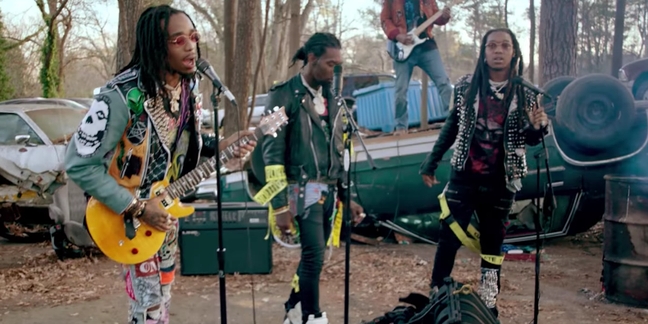 Migos Play Guitars, Brawl With Biker Gang in Wild New “What the Price” Video