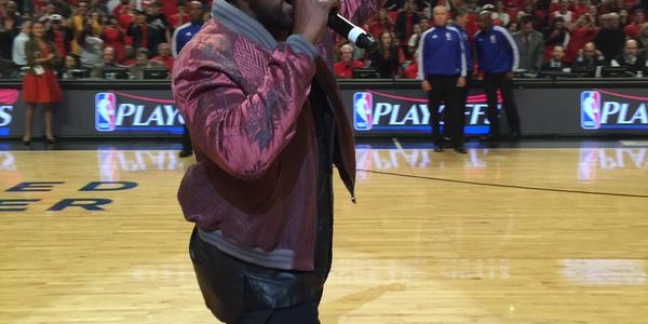 Kanye West Does "All Day" at Bulls-Cavaliers Game
