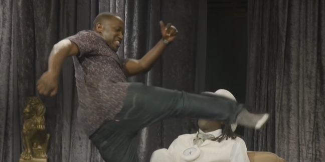 Watch Hannibal Buress Kick Flavor Flav in the Face on “The Eric Andre Show”
