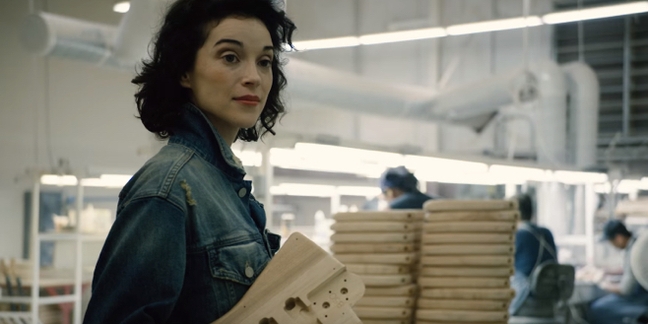 St. Vincent Talks Crafting Signature Ernie Ball Guitar in New Video