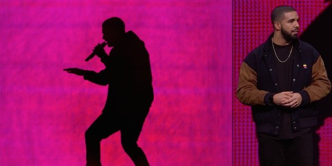 Apple Unveils Apple Music With Drake Presentation, the Weeknd Performing New Song "Can't Feel My Face"