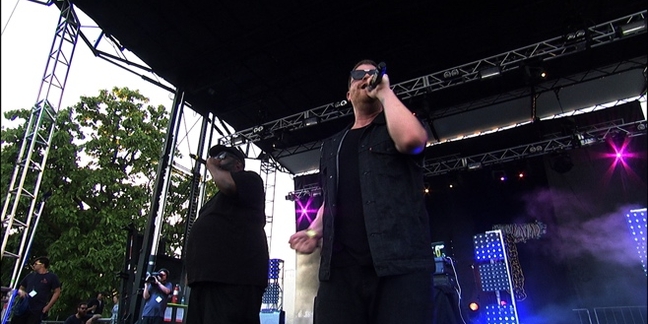 Run the Jewels Perform With Zack De La Rocha and Gangsta Boo at Pitchfork Music Festival