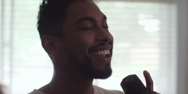 Miguel Performs Acoustic Set in Michigan Living Room to Raise Awareness of Renters' Struggles