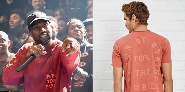 Forever 21 Shirt Looks Like Kanye's Life of Pablo Merch