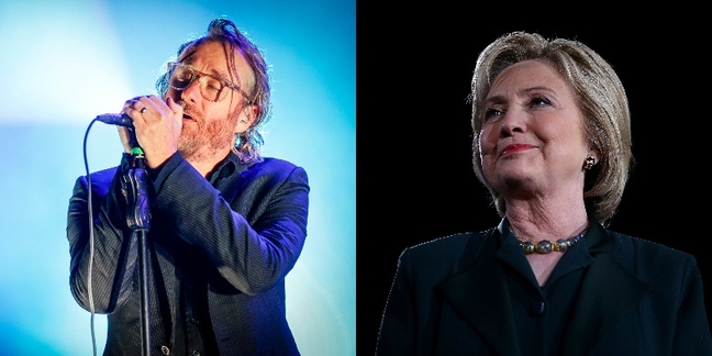 Watch the National Perform at Their Hillary Clinton Rally