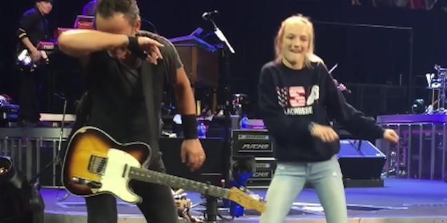 Bruce Springsteen Dabs, Whips, Nae Naes on Stage: Watch