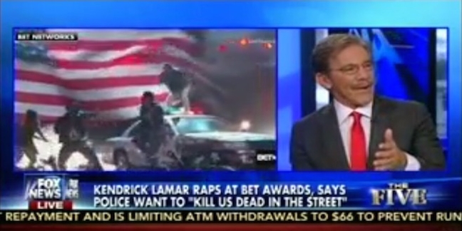 Fox News Pundits Claim Kendrick Lamar's BET Awards Performance "Incites Violence"