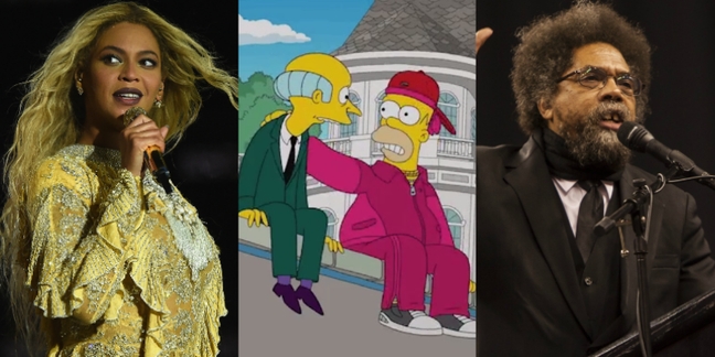 Beyoncé, Cornel West, Flavor Flav, More Appear in “The Simpsons” Hip-Hop Episode