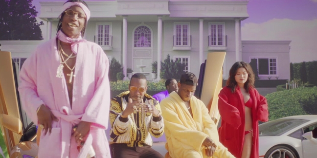 Watch A$AP Mob and Juicy J Honor A$AP Yams With "Yamborghini High" Video